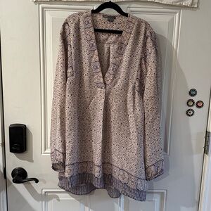 Vince Multicolor Silk Blouse